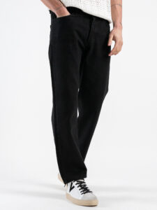 OVER-D Jeans azzurro leggermente slavato senza rotture D14 Azzurro (3)