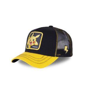 men-s-capslab-pokemon-pikachu-black-trucker 1