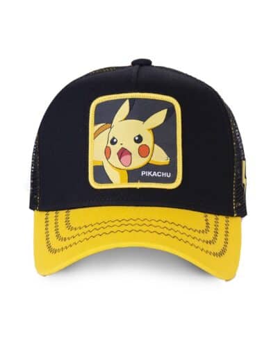 men s capslab pokemon pikachu black trucker 2 Nuovi Arrivi