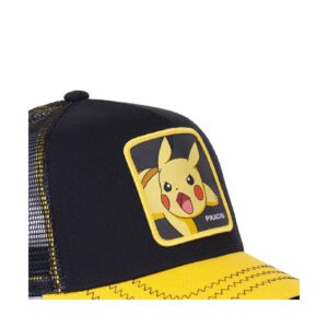 men-s-capslab-pokemon-pikachu-black-trucker 3