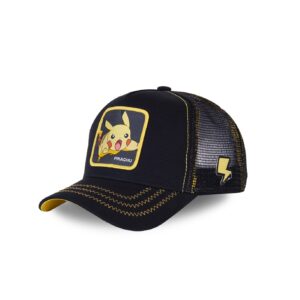 men-s-capslab-pokemon-pikachu-black-trucker-cap 1