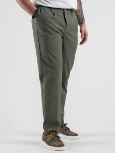 BERNA Abito leggero con giacca a due bottoni + pantalone chinos 251119 Militare (10)