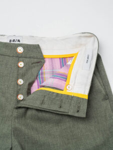 BERNA Abito leggero con giacca a due bottoni + pantalone chinos 251119 Militare (13)