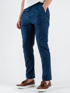 BERNA Abito tecnico leggero con giacca + pantalone con elastico in vita 251117 Blu Cina (1)