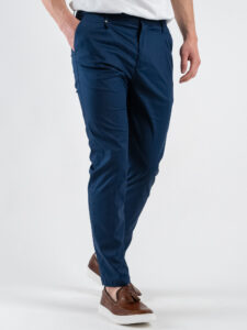 BERNA Abito tecnico leggero con giacca + pantalone con elastico in vita 251117 Blu Cina (2)
