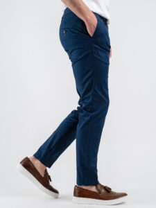 BERNA Abito tecnico leggero con giacca + pantalone con elastico in vita 251117 Blu Cina (3)