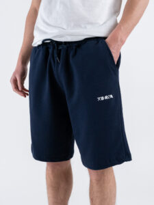 BERNA Bermuda in felpa basico 251069 Blu (2)