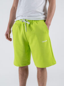 BERNA Bermuda in felpa basico 251069 Lime (2)