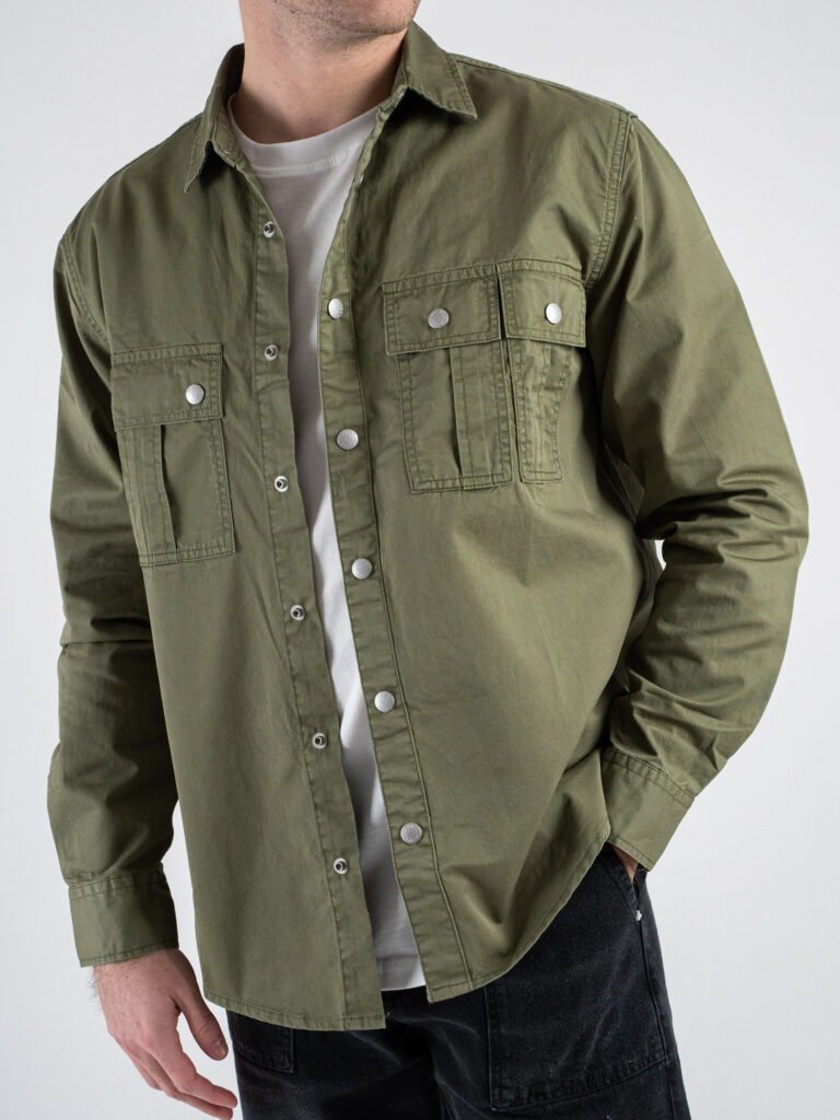 Sahariana Uomo Estiva Cotone Jack Jones Giacca Da Mezza Stagione