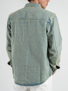 BERNA CamiciaGiacchetta in jeans slavato con tasche frontali 251234 (6)