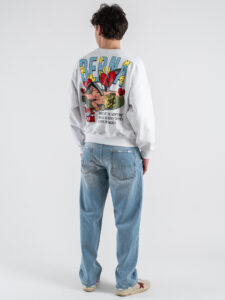 BERNA Jeans a palazzo con gamba larga 251023 Denim (6)