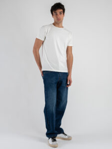 BERNA Jeans chinos scuro elasticizzato 251136 Blu (4)