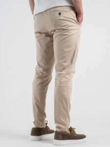 BERNA Pantalone chinos in cotone leggero 251103 Beige (5)
