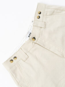 BERNA Pantalone in cotone leggero con gamba morbida 251137 Beige (3)