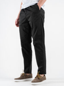 BERNA Pantalone in cotone leggero con pences 251104 Nero (2)