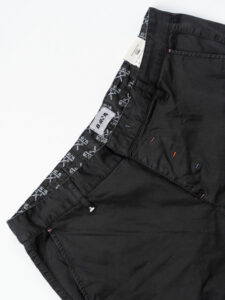 BERNA Pantalone in cotone leggero con pences 251104 Nero (3)