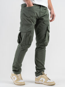 BERNA Pantalone tasconato in cotone leggero 251026 Menta (3)