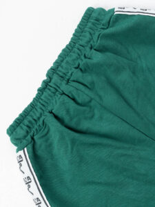 BERNA Pantalone tuta in cotone con banda laterale 251066 Evergreen (1)