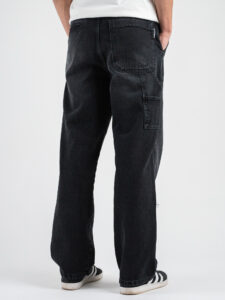 BERNA Pantalone work a gamba morbida 251018 Nero (5)