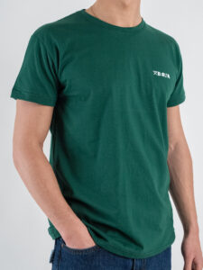 BERNA T-shirt in cotone con logo sul cuore 251072 Evergreen (1)