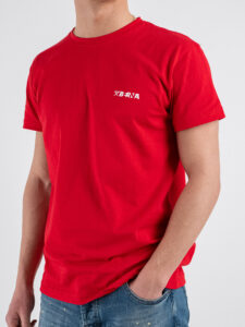 BERNA T-shirt in cotone con logo sul cuore 251072 Rosso (3)