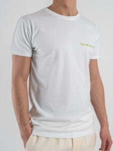 BERNA T-shirt in cotone con stampa GIN TONIC THE REAL WAY 251351 Bianco (2)