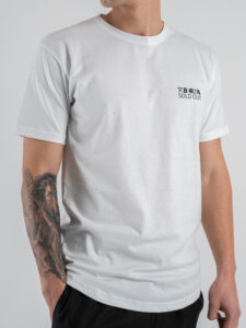 BERNA T-shirt in cotone con stampa fronteretro 251077 Bianco 2 (1)