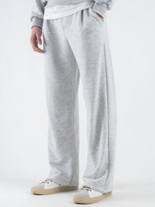 Completo tuta over leggero con felpa cappuccio boxy fit + pantalone baggy AD2122 Grigio Nike (2)
