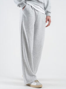 Completo tuta over leggero con felpa cappuccio boxy fit + pantalone baggy AD2122 Grigio Nike (3)