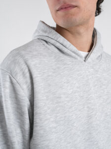 Completo tuta over leggero con felpa cappuccio boxy fit + pantalone baggy AD2122 Grigio Nike (9)