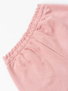 Completo tuta over leggero con felpa cappuccio boxy fit + pantalone baggy AD2122 Rosa (1)