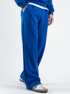 Completo tuta over leggero con felpa cappuccio boxy fit + pantalone baggy AD2122 Royal (1)