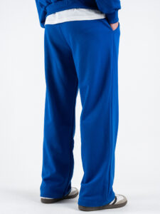 Completo tuta over leggero con felpa cappuccio boxy fit + pantalone baggy AD2122 Royal (3)