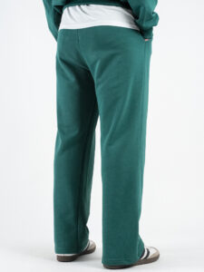 Completo tuta over leggero con felpa cappuccio boxy fit + pantalone baggy AD2122 Verde (9)