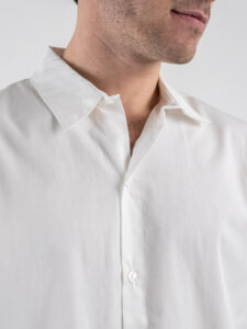 DISCLAIMER Camicia mezza manica son scritte posteriori 25EDS54845 Bianco (5)