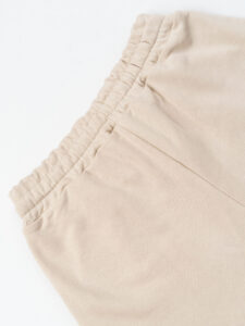 ESTASI Completo tuta over leggero con felpa cappuccio boxy fit + pantalone baggy AD2122 Avorio (1)