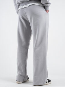 ESTASI Completo tuta over leggero con felpa cappuccio boxy fit + pantalone baggy AD2122 Ferro (1)