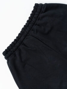 ESTASI Completo tuta over leggero con felpa cappuccio boxy fit + pantalone baggy AD2122 Nero (1)
