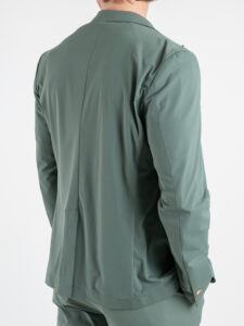 GIANNI LUPO Giacca doppiopetto da abito in tessuto tecnico GL3003TR Light Green (6)