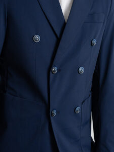 GIANNI LUPO Giacca doppiopetto da abito in tessuto tecnico GL3003TR Navy (4)