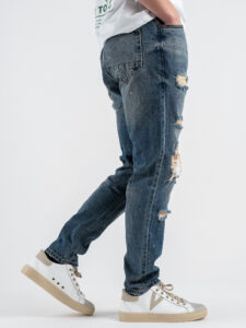 GIANNI LUPO Jeans carrot con schizzi e rotture GRANT GL6347FQ (2)