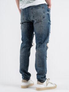 GIANNI LUPO Jeans carrot con schizzi e rotture GRANT GL6347FQ (3)
