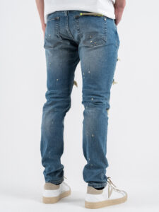 GIANNI LUPO Jeans con schizzi e patch colorate BRUCE GL188F (4)