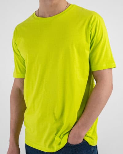 GIANNI LUPO T shirt in cotone basica GL963F Green Fluo 4 Nuovi Arrivi