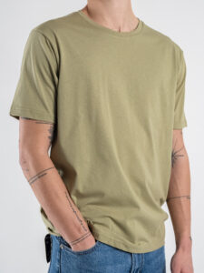 GIANNI LUPO T-shirt in cotone basica GL963F Military (3)