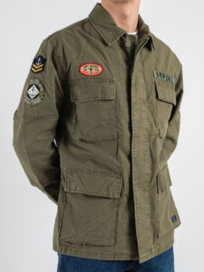 Giacchetta sahariana leggere con patch DENNISO3 Militare5