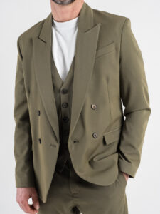 IMPERIAL Giacca doppiopetto da abito JZ2OJBQ Army (8)