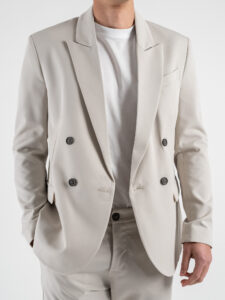 IMPERIAL Giacca doppiopetto da abito JZ2OJBQ Beige (6)