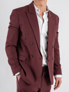IMPERIAL Giacca doppiopetto da abito JZ2OJBQ Indian red (1)