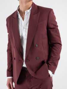 IMPERIAL Giacca doppiopetto da abito JZ2OJBQ Indian red (2)